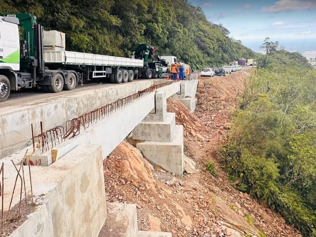 Aviso importante: Bloqueio total da Serra do Faxinal (SC-290)