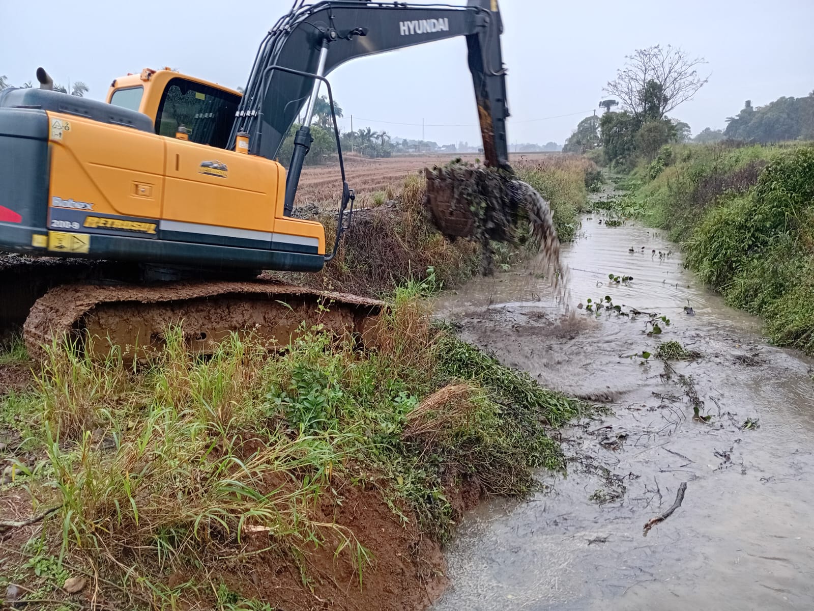 103,2mm: Defesa Civil de Turvo em alerta