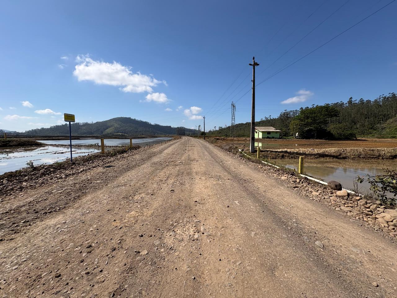 Estrada da comunidade de Morro Azul está interditada para obras