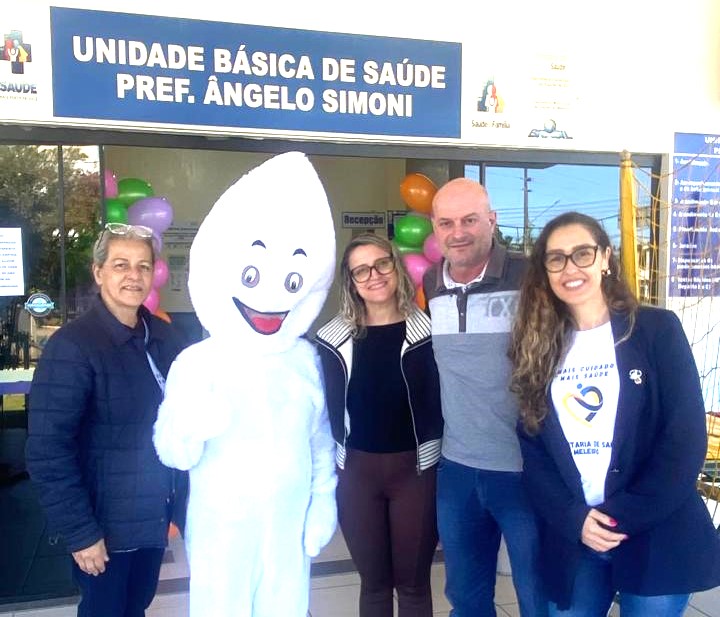 Sábado foi um dia especial de cuidado, proteção e muita alegria nas duas UBSs de Meleiro