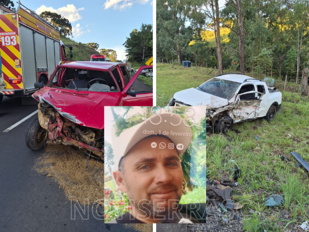 Morador de São Joaquim morre em grave acidente na SC-114 em Painel